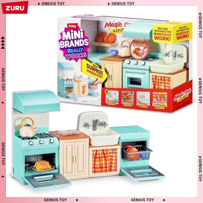 Kitchen Appliances For Kids - Zuru Mini Brands Magic Cook Kitchen