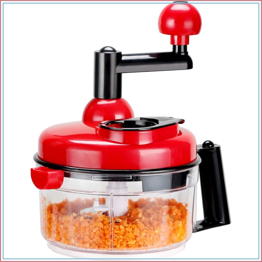 Hand Crank Food Chopper - Manu - Food Processor Large ulasan dan harga