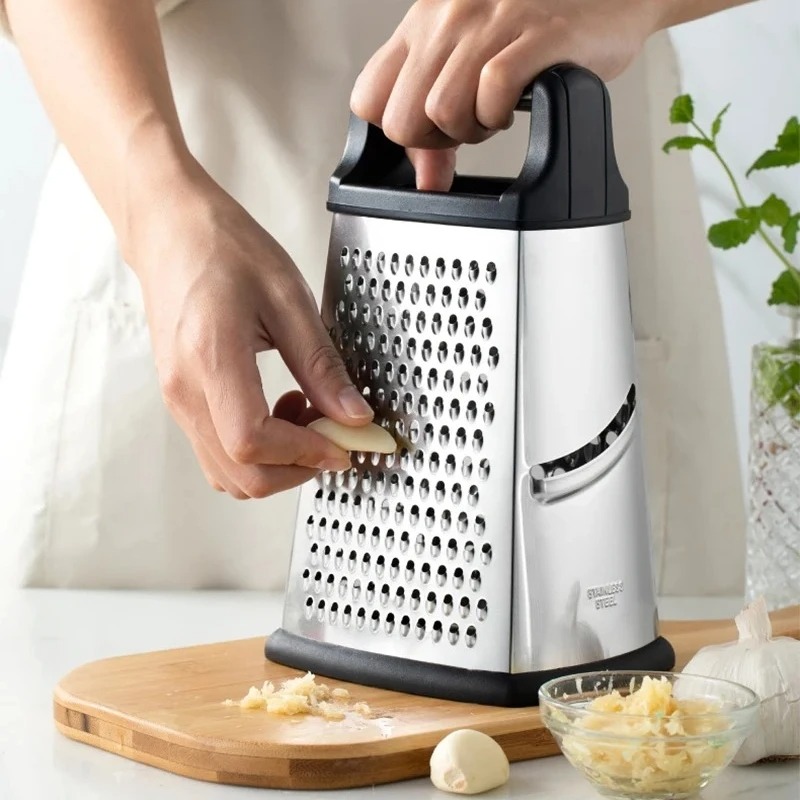 Four-side Box Grater Vegetable - Kitchen Appliances Japan ulasan dan harga