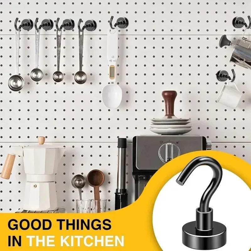 Black Strong Magnetic Hooks fo - Kitchen Appliances Refrigerators ulasan dan harga