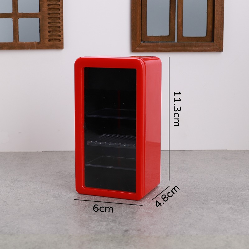 Mini Miniature Simulation Lumi - Kitchen Appliances Refrigerators ulasan dan harga