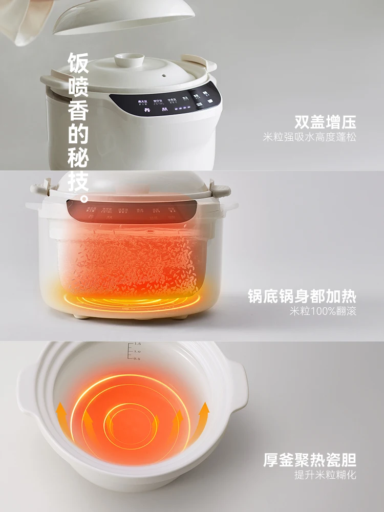 220V olayks 3L ceramic rice co - Kitchen Appliances Japan ulasan dan harga