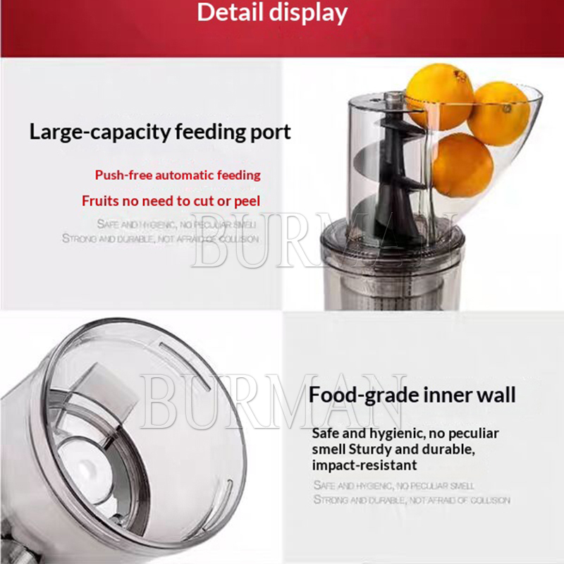 500W Commercial High Productiv - Juicer Cold Press Slow ulasan dan harga
