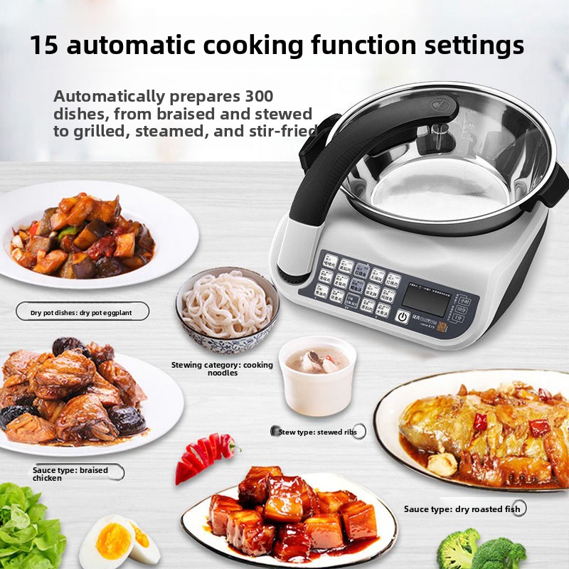E15 Smart Cooking Robot, Large - Food Processor Large ulasan dan harga