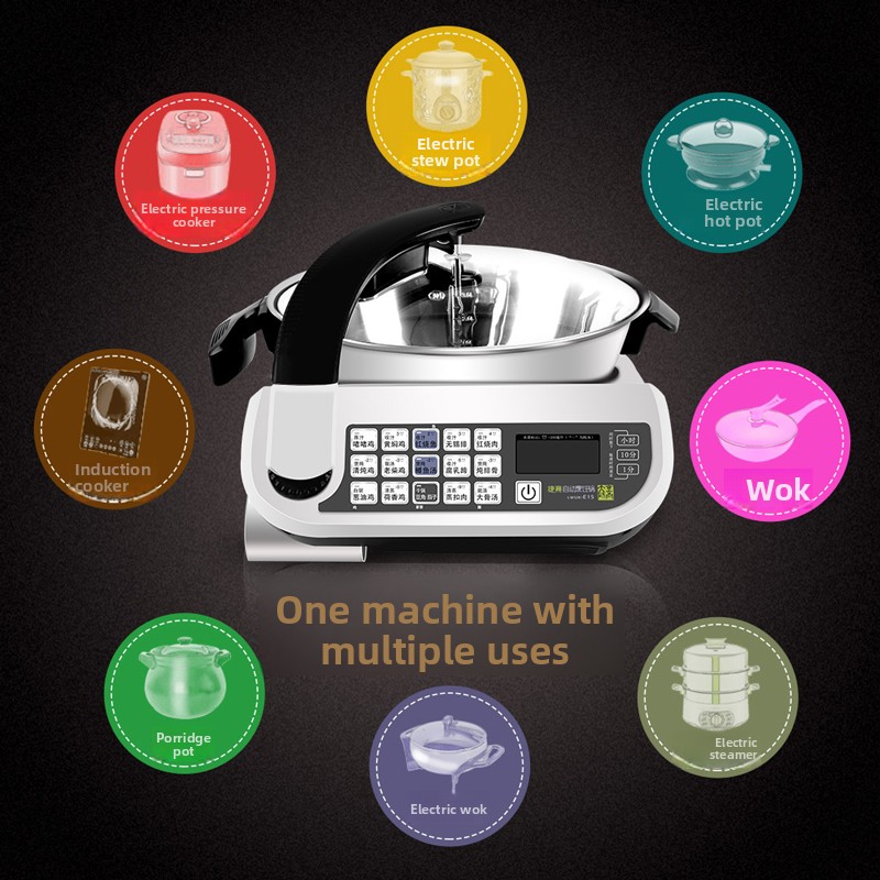 E15 Smart Cooking Robot, Large - Food Processor Large ulasan dan harga