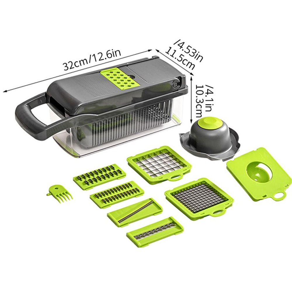 12/16pcs Vegetable Cutter Mult - Kitchen Appliances Japan ulasan dan harga