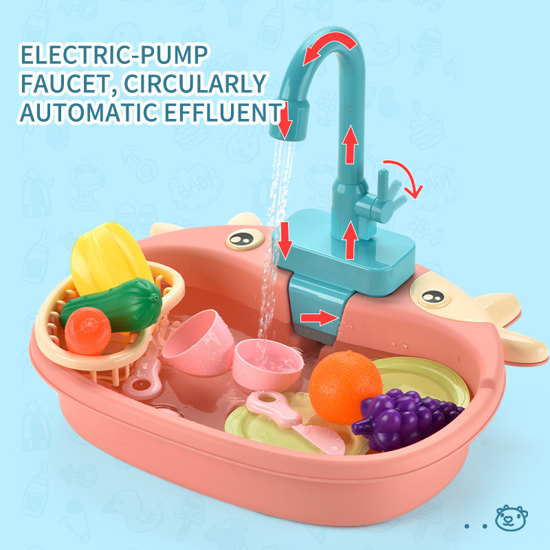 Kids Kitchen Sink Toys Simulat - Kitchen Appliances For Kids ulasan dan harga