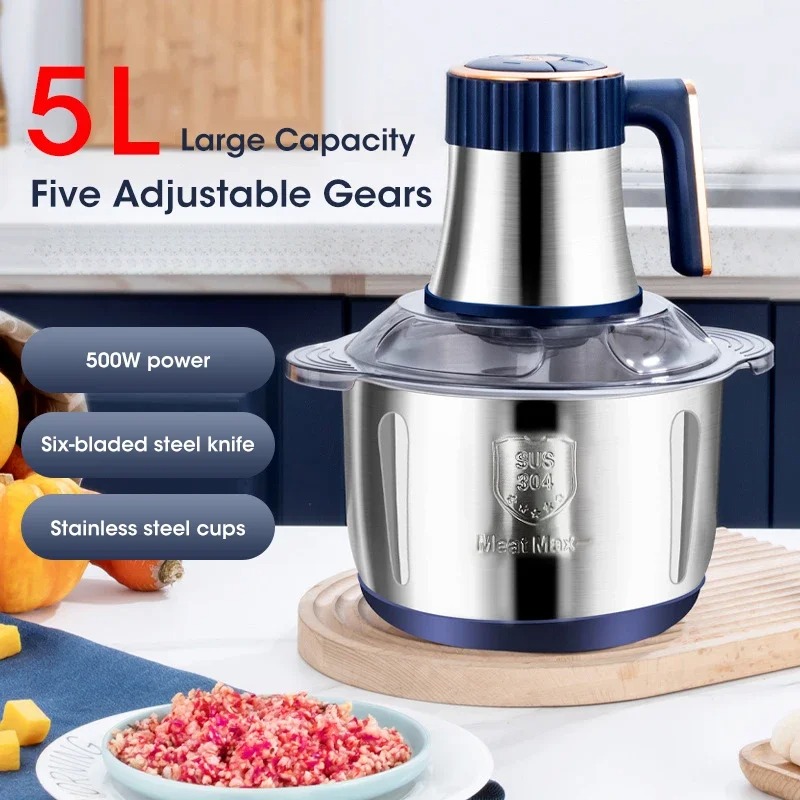 5L Electric Meat Grinder Large - Food Processor Large ulasan dan harga