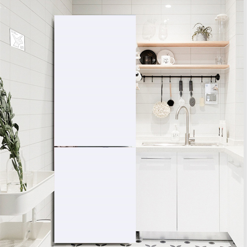 White Flower Refrigerator Deco - Kitchen Appliances Refrigerators ulasan dan harga