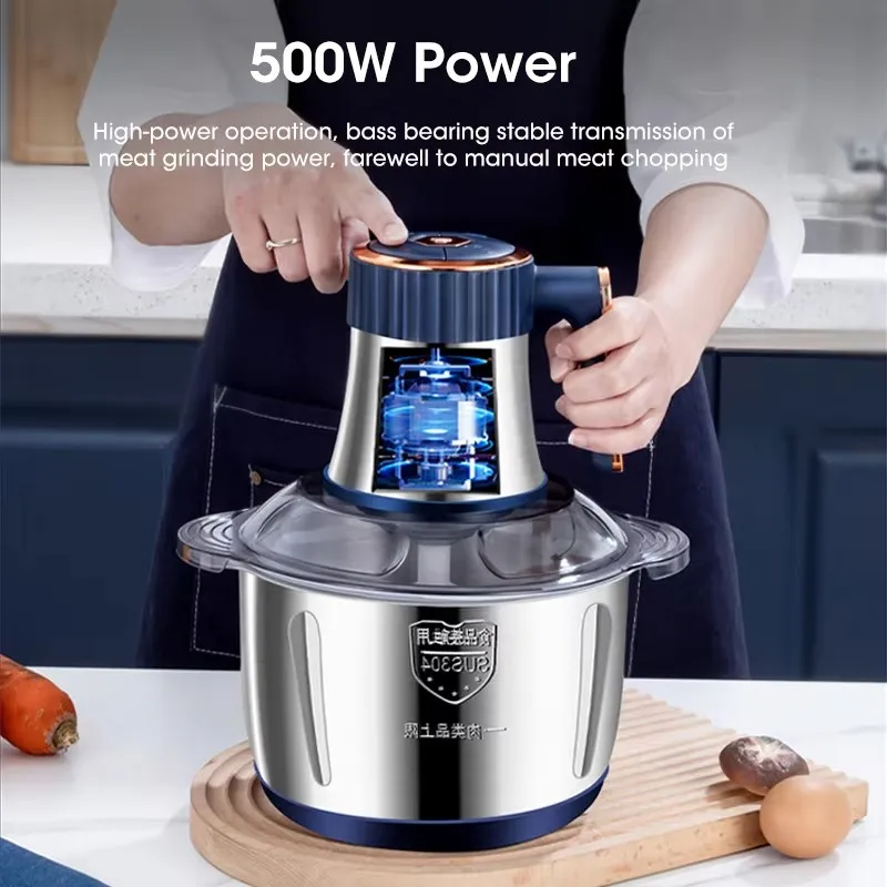 5L Large Capacity Electric Mea - Food Processor Large ulasan dan harga